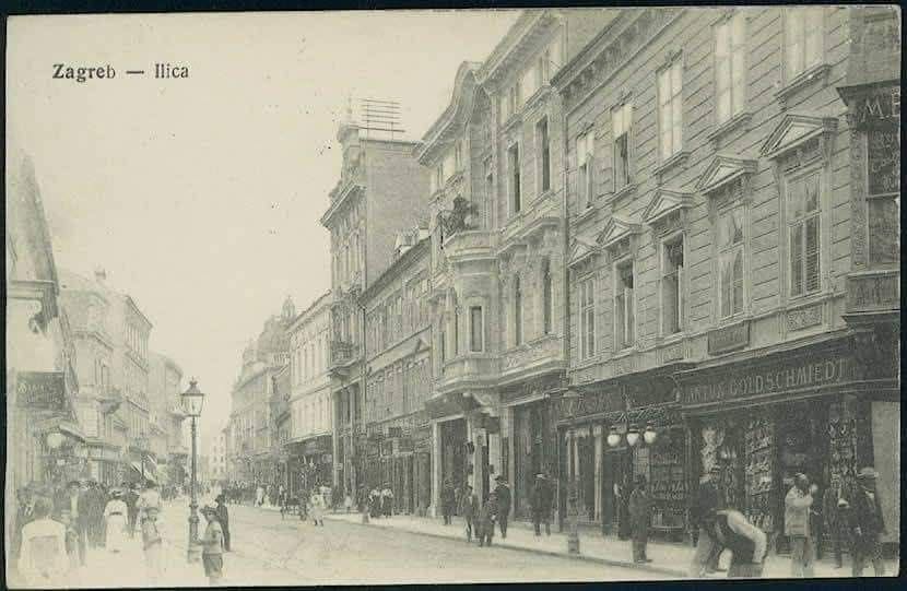 Ilica oko 1910. godine D